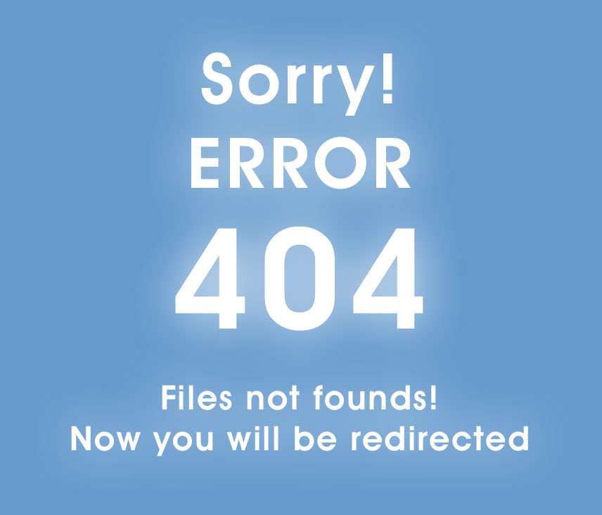 Sorry ! - Error 404