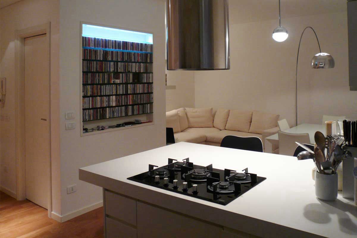 DOPO - Ristrutturazione integrale residenza con nuovo lay out di interni e arredo completo